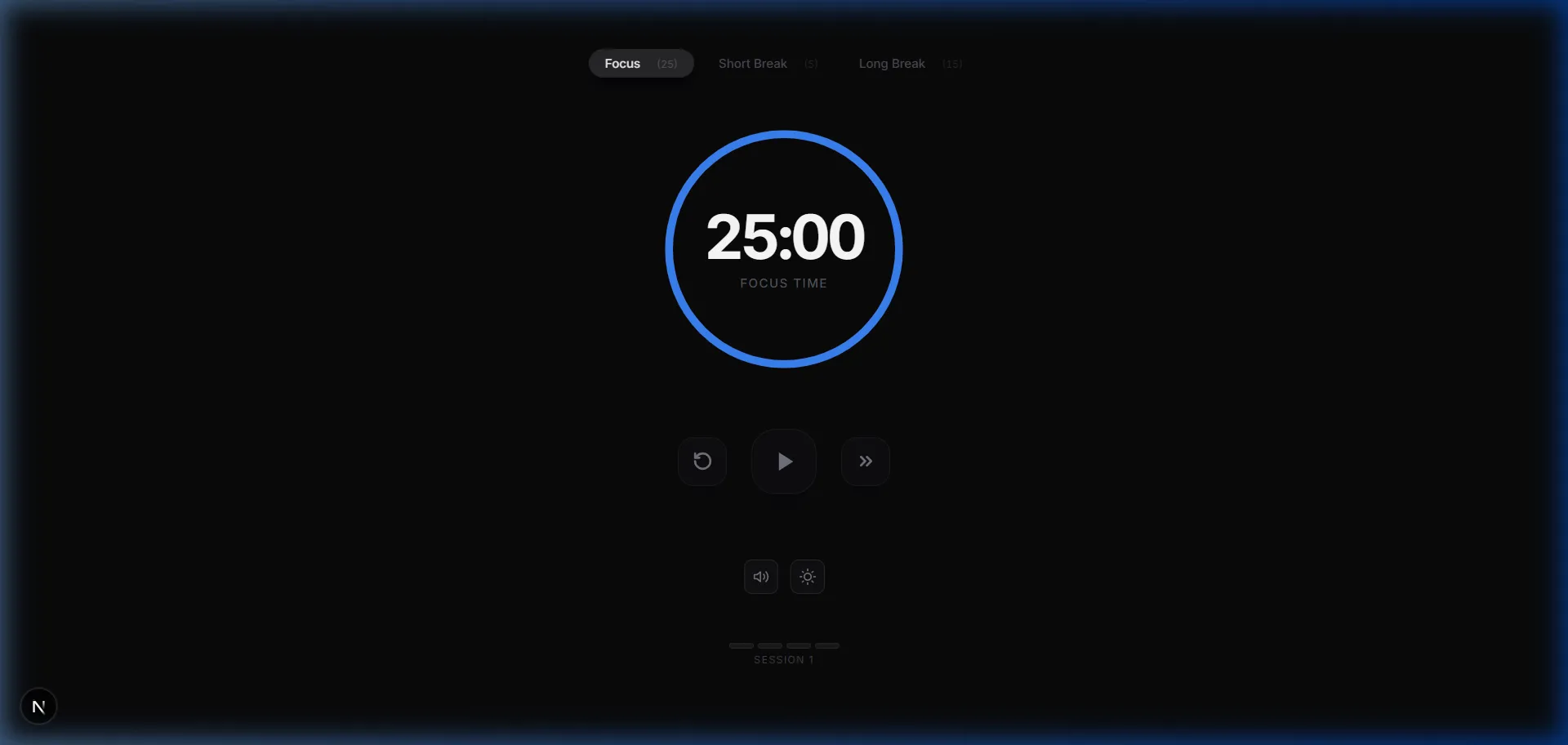 Preview of Pomodoro Timer